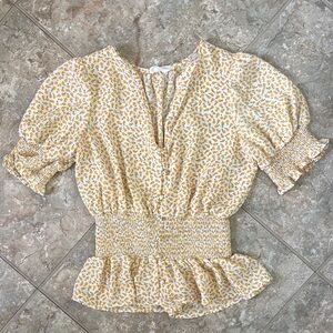 Sienna Sky — Floral Peplum Blouse